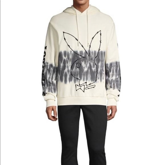 PLAYBOY Other - Playboy x Eleven Paris Tye Dye Barb Wire Hoodie Size XL NWT